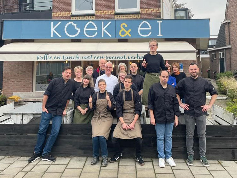 Foto van Rudolph van Veen met Team Koek & Ei