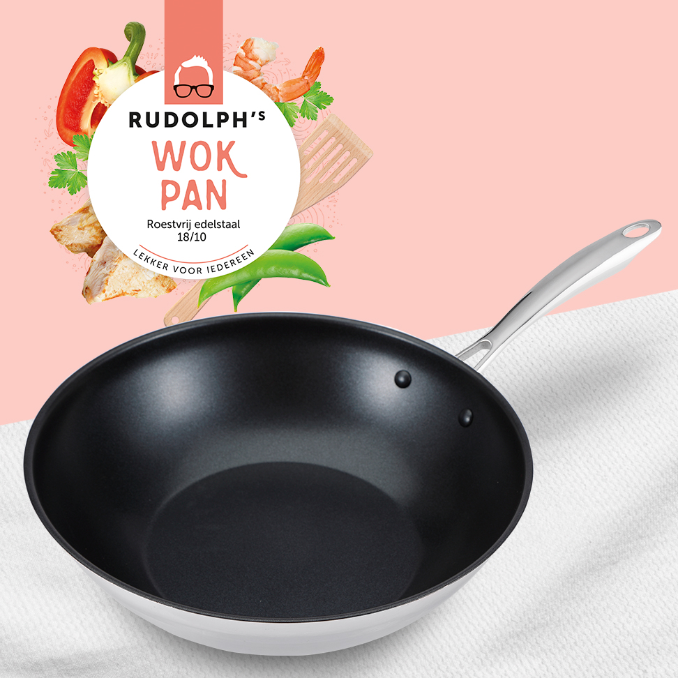 Amuseren Verwachten De waarheid vertellen Wokpan 28cm - Rudolph's Kitchen